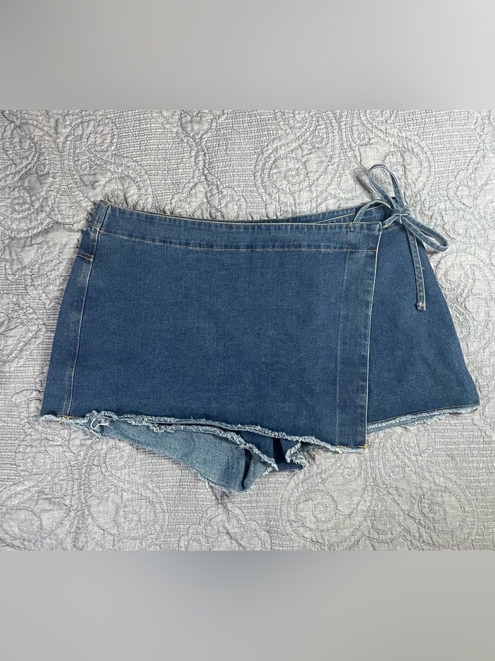 Ultra Flirt Denim Side Tie Skort Womens Size 2XL New With Tags NWTs